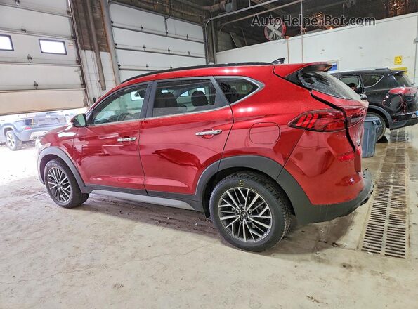 KM8J3CAL4MU383196 2021 HYUNDAI TUCSON Красный Задняя левая четверть