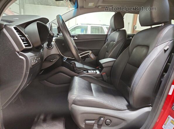 KM8J3CAL4MU383196 2021 HYUNDAI TUCSON Красный Вид салона спереди