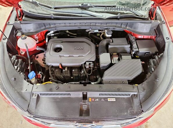 KM8J3CAL4MU383196 2021 HYUNDAI TUCSON Красный Вид подкапотного пространства