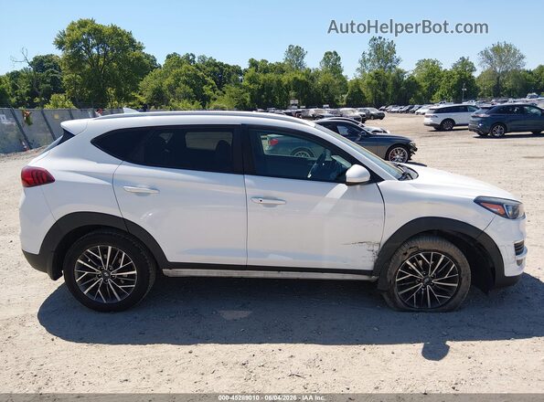 KM8J3CAL5KU891044 2019 HYUNDAI TUCSON White უკანა სალონის ხედი
