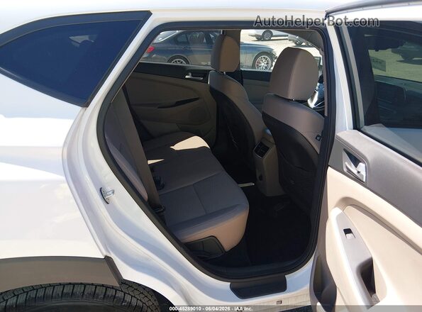 KM8J3CAL5KU891044 2019 HYUNDAI TUCSON White VIN კოდის სტიკერის ხედი
