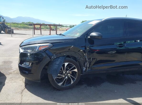 KM8J3CAL5KU953428 2019 HYUNDAI TUCSON Black წინა ხედი