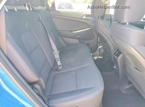 KM8J3CAL5MU312881 2021 HYUNDAI TUCSON Blue Rear interior view