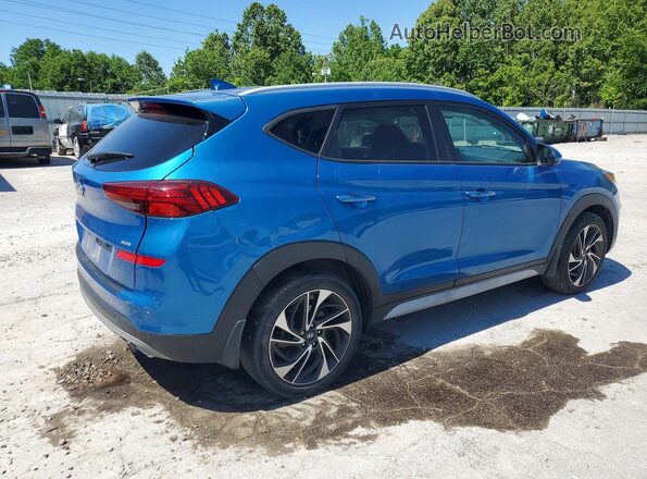 KM8J3CAL5MU312881 2021 HYUNDAI TUCSON Blue Rear right