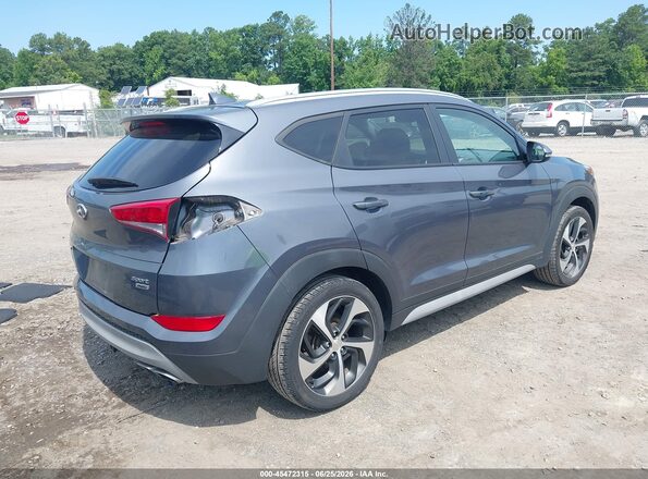 KM8J3CAL6JU741135 2018 HYUNDAI TUCSON Gray Հետևի աջ