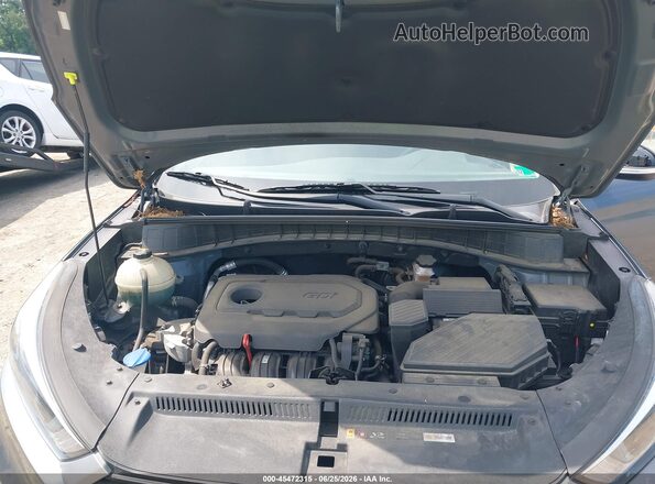 KM8J3CAL6JU741135 2018 HYUNDAI TUCSON Gray Հետևի տեսք