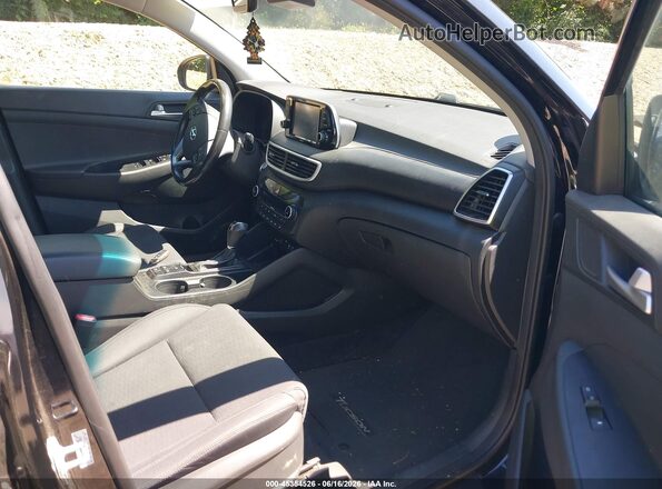 KM8J3CAL6MU318883 2021 HYUNDAI TUCSON Black Widok wnętrza z przodu