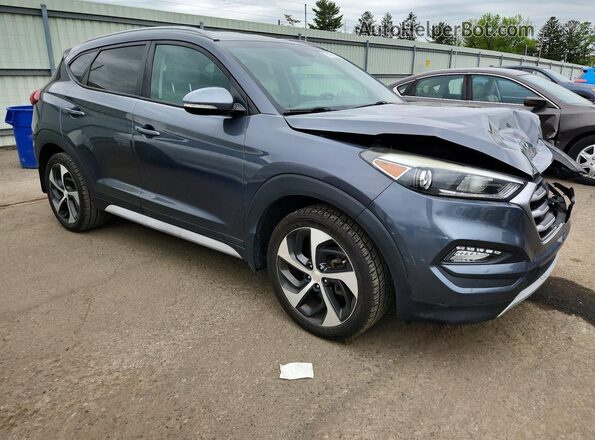 KM8J3CAL7JU758932 2018 HYUNDAI TUCSON Blue 