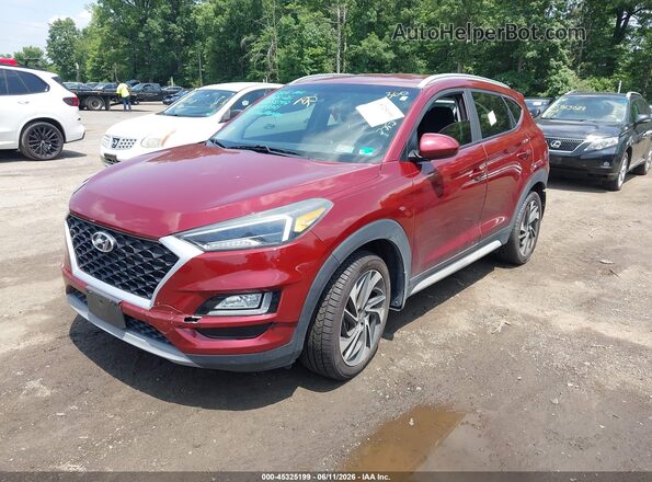 KM8J3CAL7KU847787 2019 HYUNDAI TUCSON Red Front left