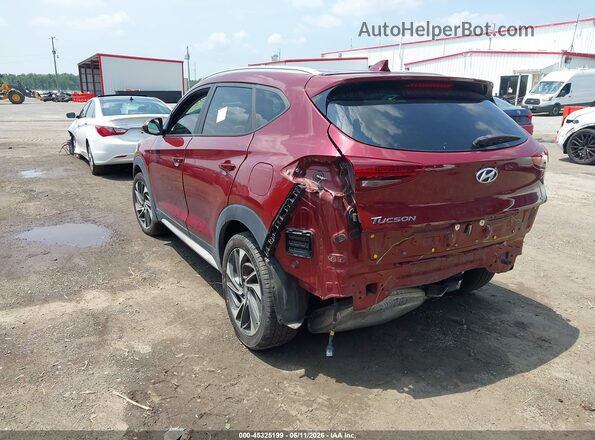 KM8J3CAL7KU847787 2019 HYUNDAI TUCSON Red Rear left