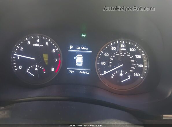 KM8J3CAL7KU960414 2019 HYUNDAI TUCSON Gray Vista de los asientos traseros