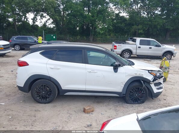 KM8J3CAL7LU086941 2020 HYUNDAI TUCSON White უკანა სალონის ხედი