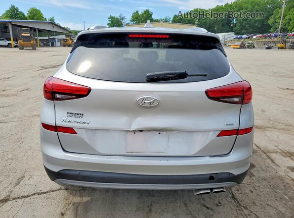 KM8J3CAL7MU364576 2021 HYUNDAI TUCSON Silver უკანა ხედი