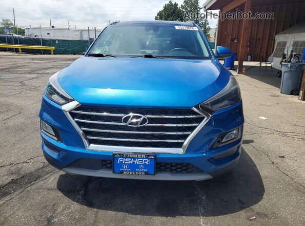 KM8J3CAL8KU969462 2019 HYUNDAI TUCSON Blue Вид спереду