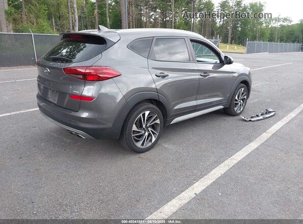 KM8J3CAL8LU184862 2020 HYUNDAI TUCSON Gray უკანა მარჯვენა