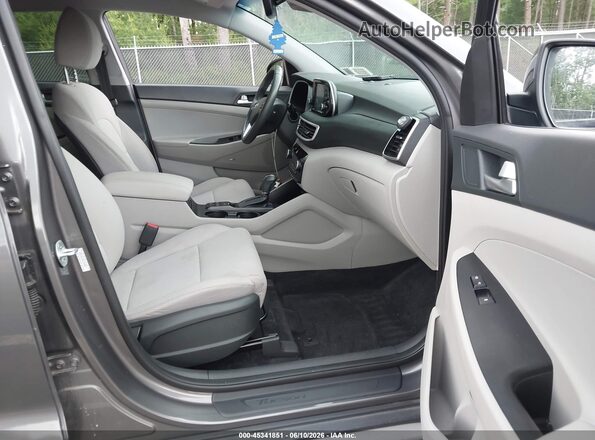 KM8J3CAL8LU184862 2020 HYUNDAI TUCSON Gray წინა სალონის ხედი