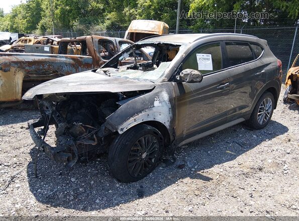 KM8J3CAL8LU186904 2020 HYUNDAI TUCSON Gray Vista tres cuartos delantera izquierda