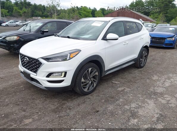 KM8J3CAL8MU320232 2021 HYUNDAI TUCSON Белый Передняя левая четверть