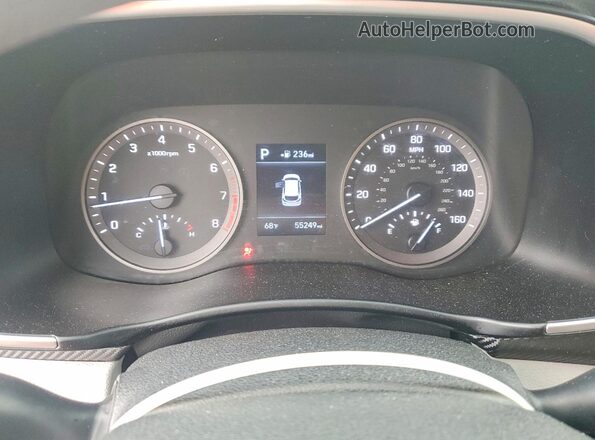 KM8J3CAL9KU889054 2019 HYUNDAI TUCSON Black Vista del cuadro de instrumentos