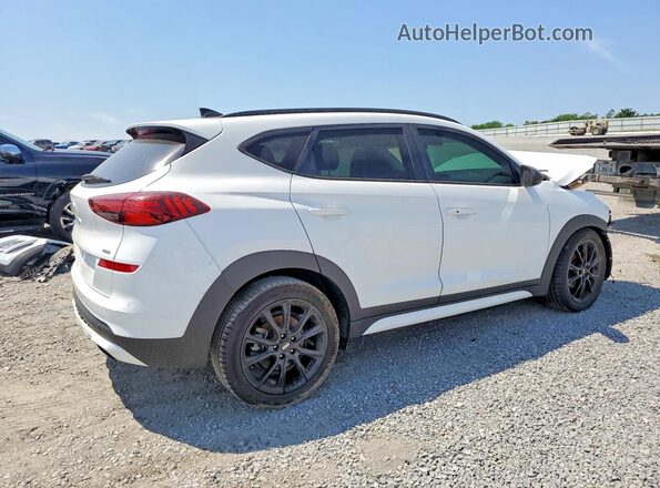 KM8J3CAL9KU945705 2019 HYUNDAI TUCSON White Trasero derecho