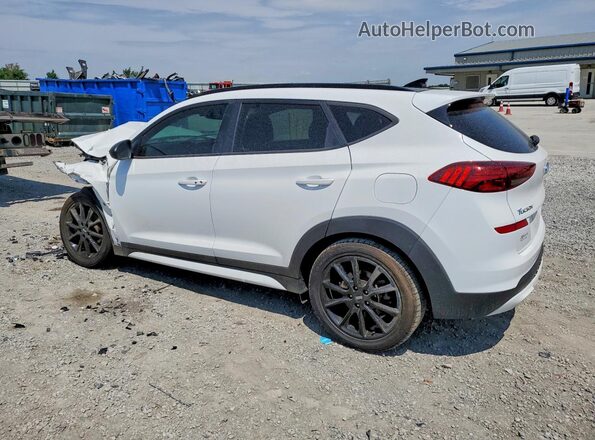 KM8J3CAL9KU945705 2019 HYUNDAI TUCSON White Trasero izquierdo