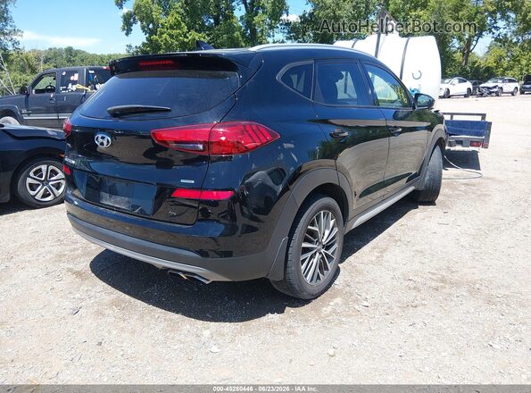 KM8J3CAL9LU123441 2020 HYUNDAI TUCSON Черный Задняя правая четверть