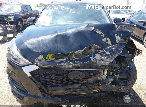 KM8J3CAL9LU123441 2020 HYUNDAI TUCSON Черный Вид задней части салона