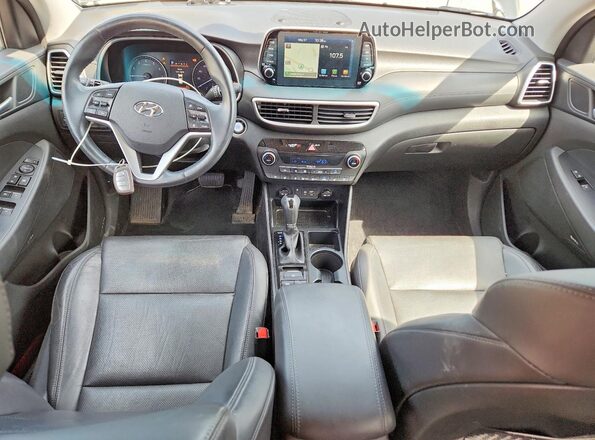 KM8J3CALXLU242017 2020 HYUNDAI TUCSON Black წინა პანელის ხედი