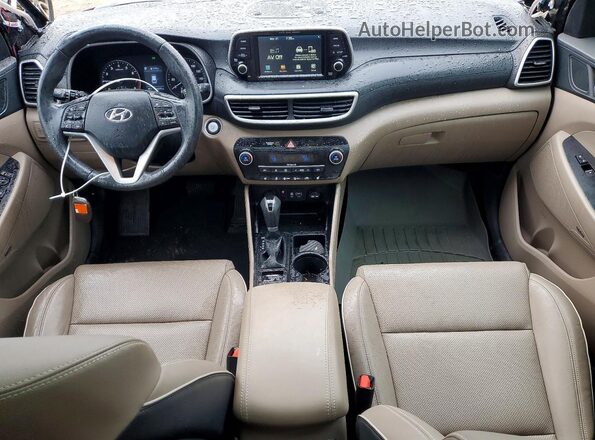 KM8J3CALXMU307367 2021 HYUNDAI TUCSON Black Vista del salpicadero
