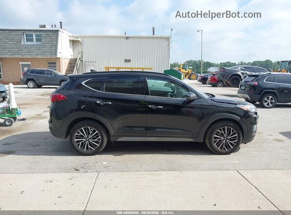 KM8J3CALXMU314626 2021 HYUNDAI TUCSON Black Вид задньої частини салону