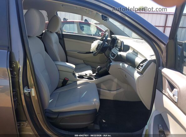 KM8J3CALXMU371215 2021 HYUNDAI TUCSON Gray Front interior view