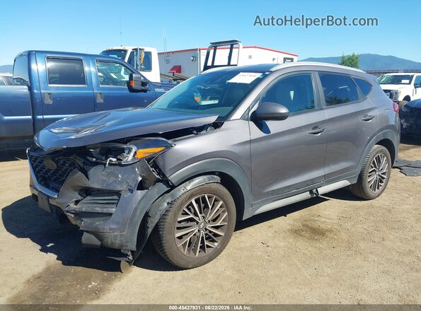 KM8J3CALXMU371215 2021 HYUNDAI TUCSON Gray Front left