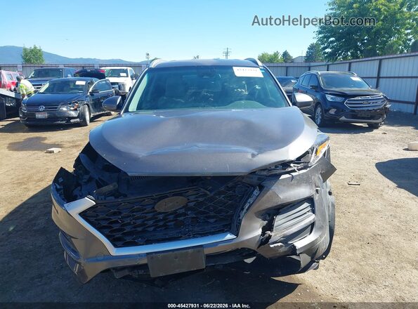 KM8J3CALXMU371215 2021 HYUNDAI TUCSON Gray Instrument cluster view
