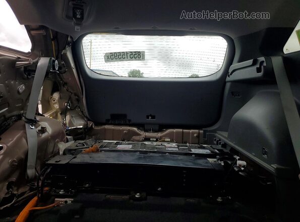 KM8J84A66LU008510 2020 HYUNDAI NEXO Brown Rear seats view