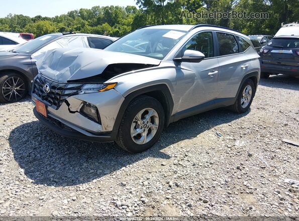 KM8JB3AE6PU248715 2023 HYUNDAI TUCSON Gray წინა მარცხენა ხედი სამი მეოთხედიდან