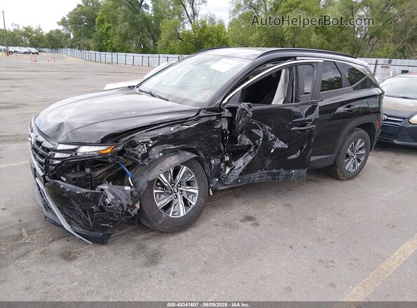 KM8JBCA13NU024280 2022 HYUNDAI TUCSON HYBRID Black Front left