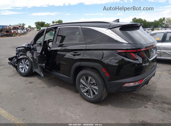 KM8JBCA13NU024280 2022 HYUNDAI TUCSON HYBRID Black Rear left