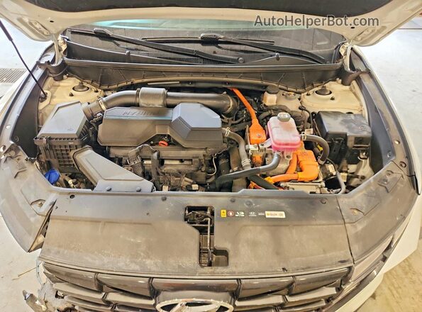 KM8JBCA15NU016777 2022 HYUNDAI TUCSON White Շարժիչի բաժամունքի տեսք