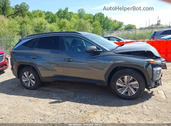 KM8JBCA15NU040979 2022 HYUNDAI TUCSON HYBRID Gray Սարքավորումների վահանակի տեսք