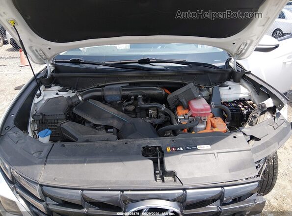 KM8JBCA16NU028260 2022 HYUNDAI TUCSON HYBRID White Vista trasera