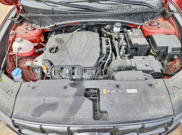 KM8JBCAE3PU250423 2023 HYUNDAI TUCSON Red Engine compartment view