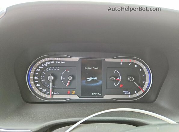 KM8JBCAE3PU250423 2023 HYUNDAI TUCSON Red Instrument cluster view