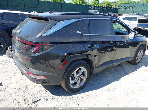 KM8JBCAE8NU024682 2022 HYUNDAI TUCSON Черный Задняя правая четверть