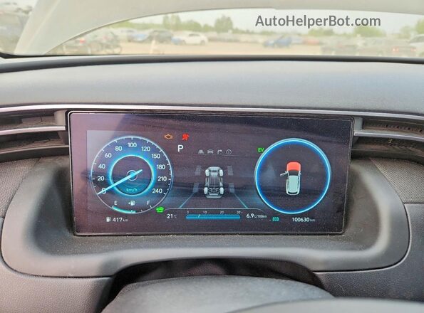 KM8JCCA12PU132471 2023 HYUNDAI TUCSON Gray Instrument cluster view