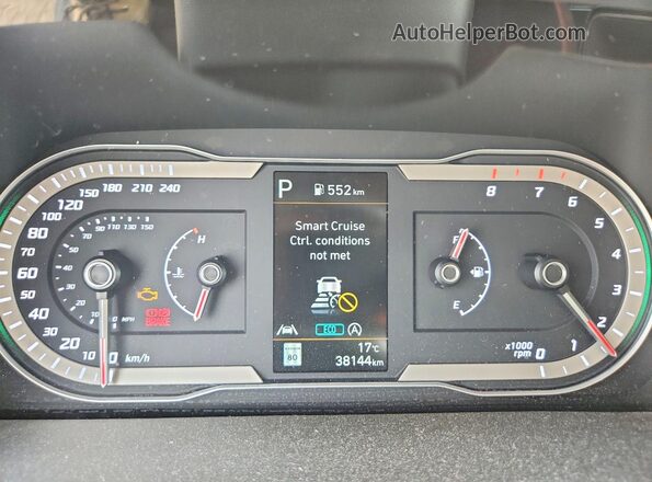 KM8JCCAE8PU200324 2023 HYUNDAI TUCSON Blue ხელსაწყოთა პანელის ხედი