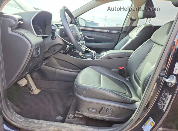 KM8JCCAE8PU200324 2023 HYUNDAI TUCSON Blue წინა სალონის ხედი