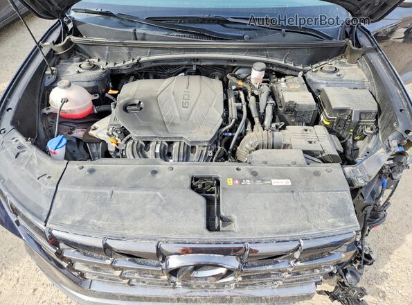KM8JCCAE8PU200324 2023 HYUNDAI TUCSON Blue ძრავის განყოფილების ხედი