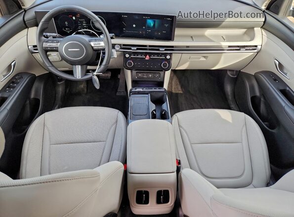 KM8JCDD11SU375778 2025 HYUNDAI TUCSON Black Dashboard view