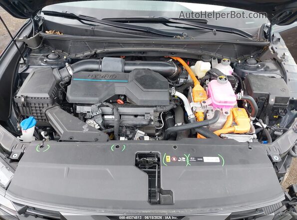 KM8JCDD12SU252295 2025 HYUNDAI TUCSON HYBRID Dark Blue Widok z tyłu