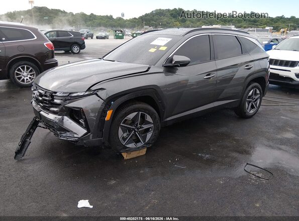 KM8JCDD16SU296252 2025 HYUNDAI TUCSON HYBRID Серый Передняя левая четверть